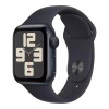 Apple Watch SE 2 GPS 40mm Midnight Alu. Case w. Midnight Sport Band - S/M (MXE73)