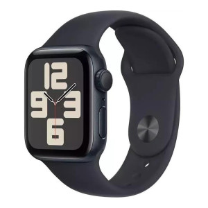 Apple Watch SE 2 GPS 40mm Midnight Alu. Case w. Midnight Sport Band - S/M (MXE73)
