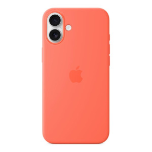 Apple iPhone 16 Plus Silicone Case with MagSafe – Tangerine (MDGT4) (EU)