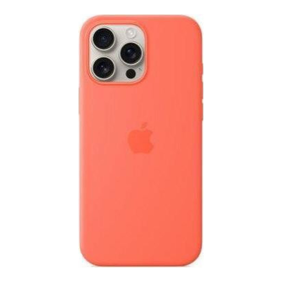 Apple iPhone 16 Pro Max Silicone Case with MagSafe – Tangerine (MDGX4) (EU)