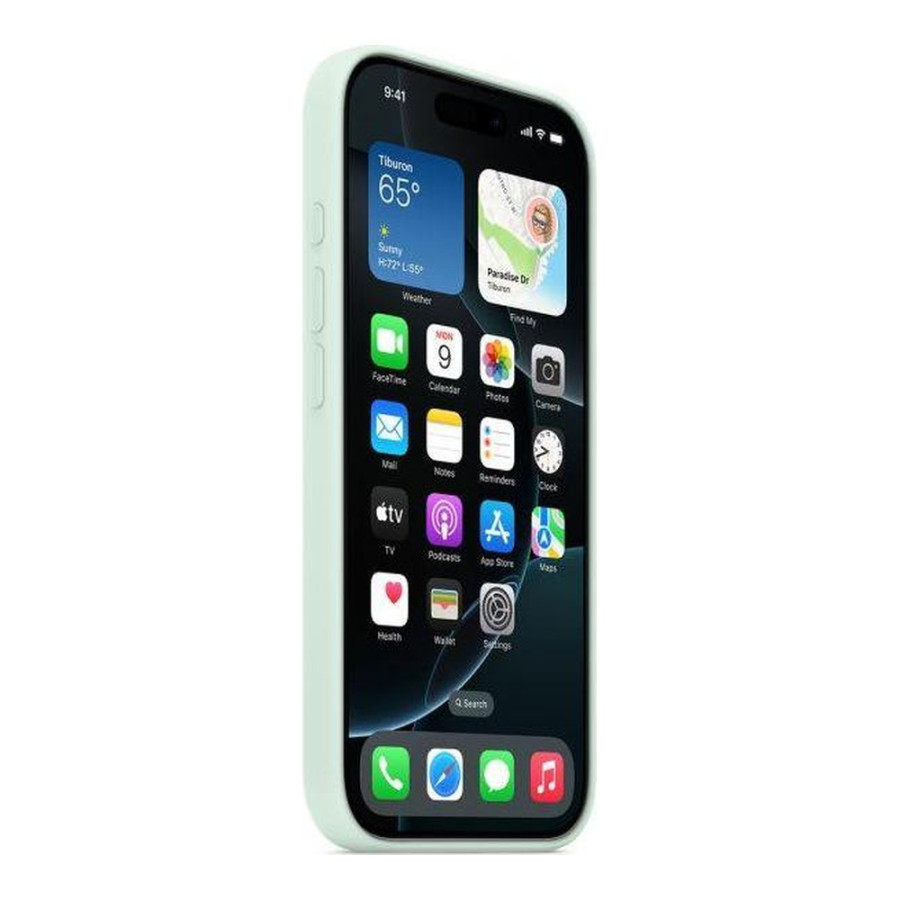 Apple iPhone 16 Pro Silicone Case with MagSafe - Aquamarine (MDG04) (EU)