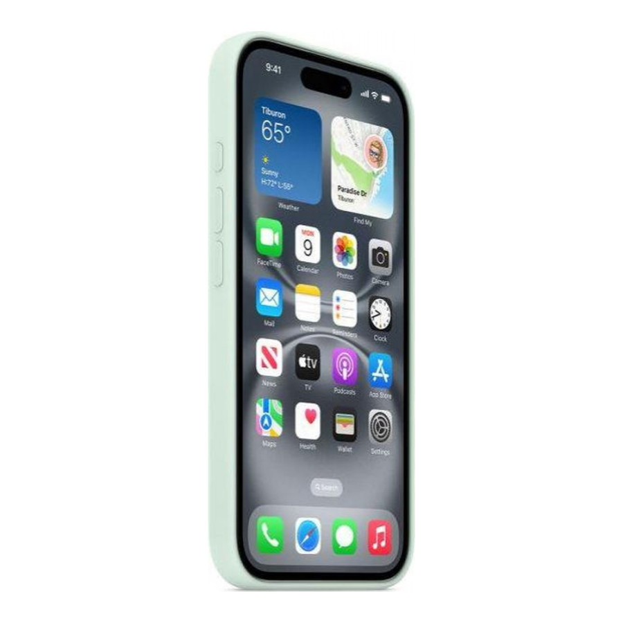 Apple iPhone 16 Silicone Case with MagSafe – Aquamarine (MDGP4) (EU)