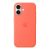 Apple iPhone 16 Silicone Case with MagSafe – Tangerine (MDGN4) (EU)