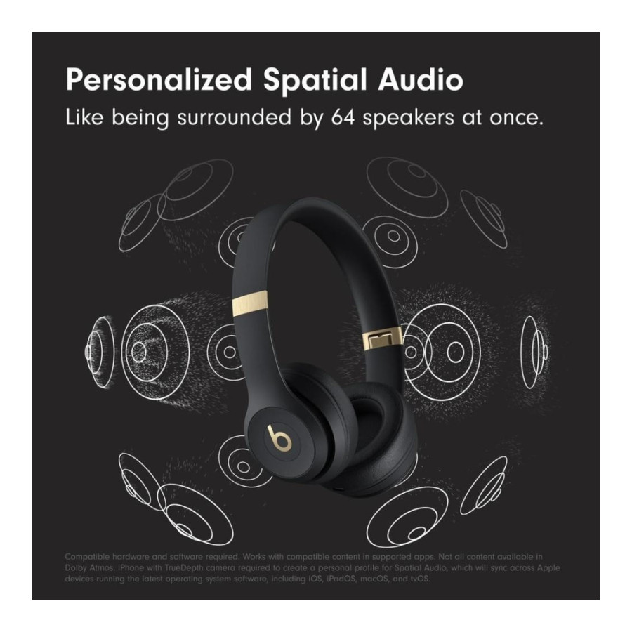 Beats by Dr. Dre Solo 4 Black/Gold (MC2L4) EOM