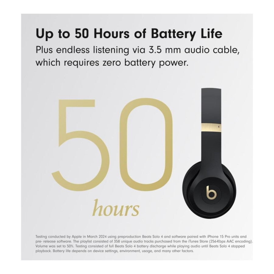 Beats by Dr. Dre Solo 4 Black/Gold (MC2L4) EOM