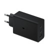 Samsung 65W Power Adapter Trio (with Type-C cable) Black (EP-T6530XBE) (High Copy)