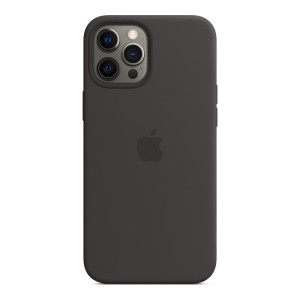 Apple iPhone 12 Pro Max Silicone Case with MagSafe - Black (MHLG3) (EU)