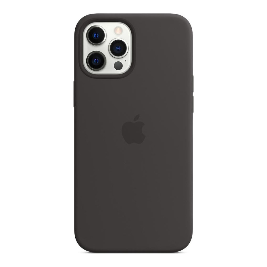 Apple iPhone 12 Pro Max Silicone Case with MagSafe - Black (MHLG3) (EU)