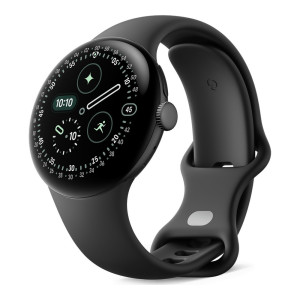 Google Pixel Watch 4 41mm Wi-Fi Matte Black Aluminum case/Obsidian Active Band