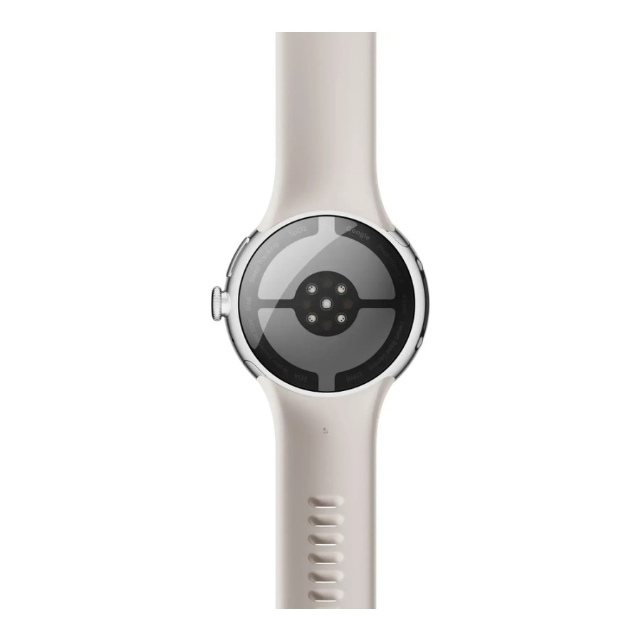 Google Pixel Watch 4 41mm Wi-Fi Polished Silver Aluminum case/Porcelain Active Band