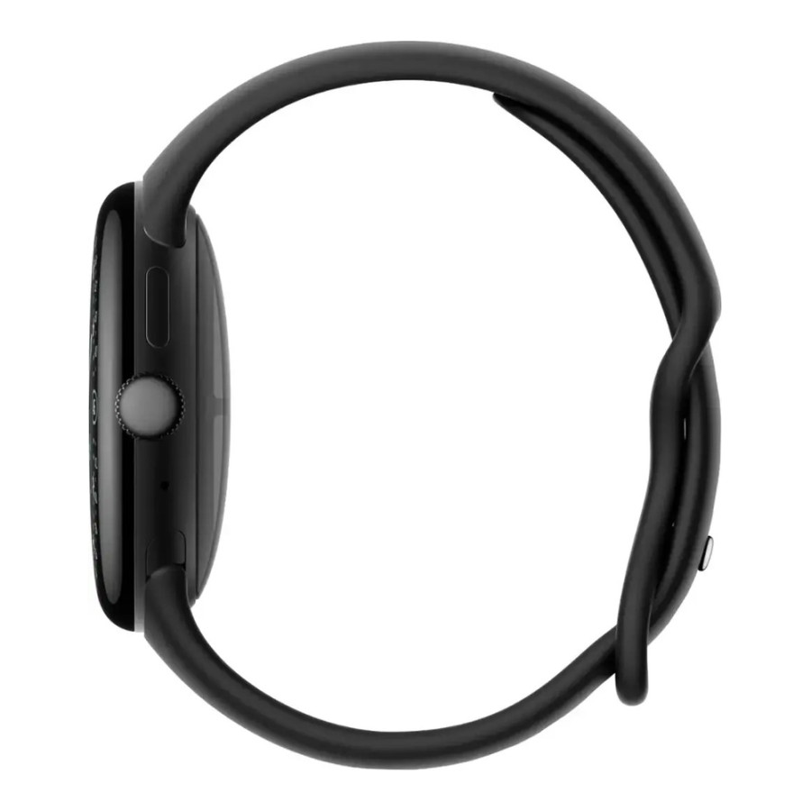 Google Pixel Watch 4 45mm Wi-Fi Matte Black Aluminum case/Obsidian Active Band