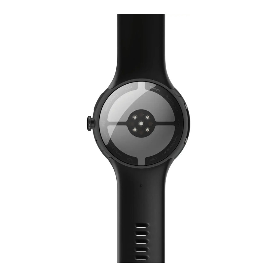 Google Pixel Watch 4 45mm Wi-Fi Matte Black Aluminum case/Obsidian Active Band