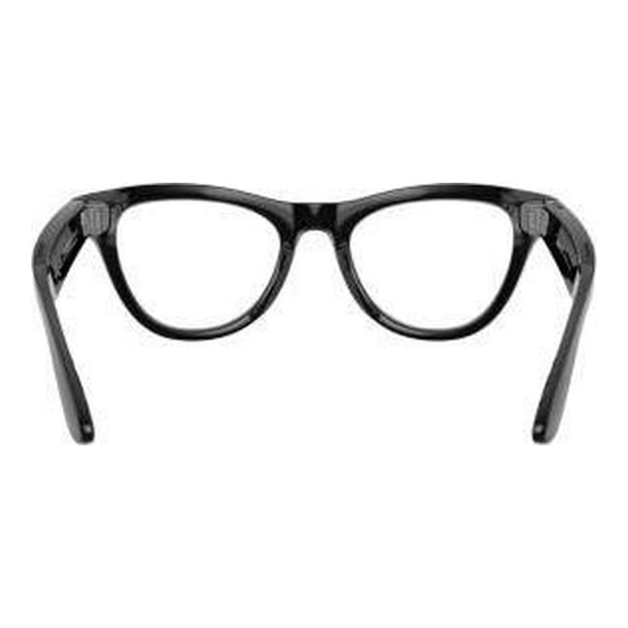 Ray-Ban Meta Skyler Gen 2 Stand.Shiny Black Frame/Clear to Graphite Green Transit.Lenses RW4014 601/1M 52-20