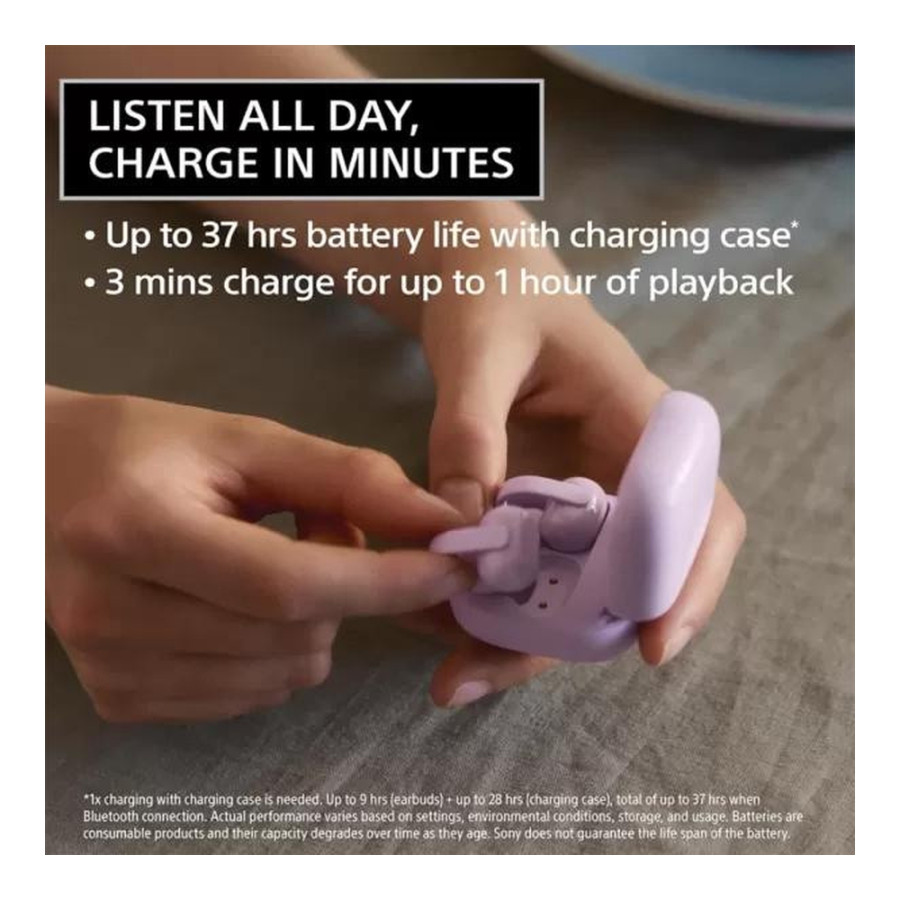 Sony LinkBuds Clip Purple (WF-LC900/V)