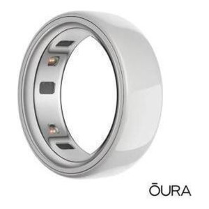 Oura Ring 4 Ceramic Cloud Size 8 (JZ90-57460-08)