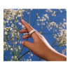 Oura Ring 4 Ceramic Cloud Size 8 (JZ90-57460-08)