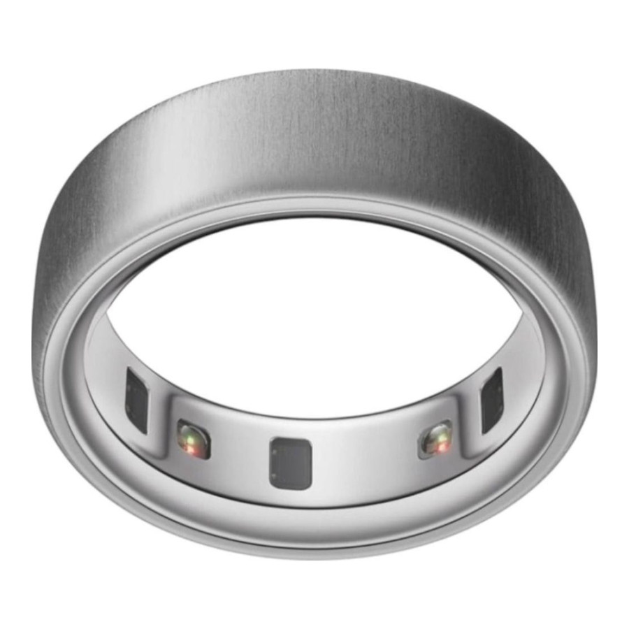 Oura Ring 4 Brushed Silver Size 9 (JZ90-54220-09)