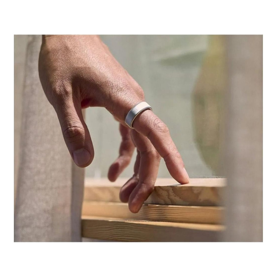 Oura Ring 4 Brushed Silver Size 9 (JZ90-54220-09)