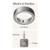 Oura Ring 4 Brushed Silver Size 9 (JZ90-54220-09)