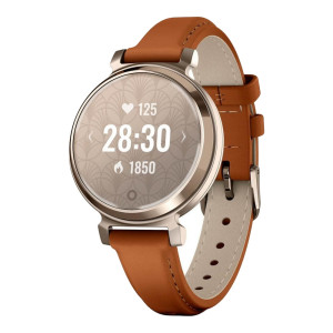 Garmin Lily 2 Classic Cream Gold with Tan Leather Band (010-02839-02/60)