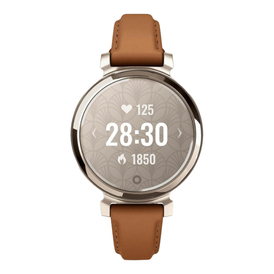 Garmin Lily 2 Classic Cream Gold with Tan Leather Band (010-02839-02/60)