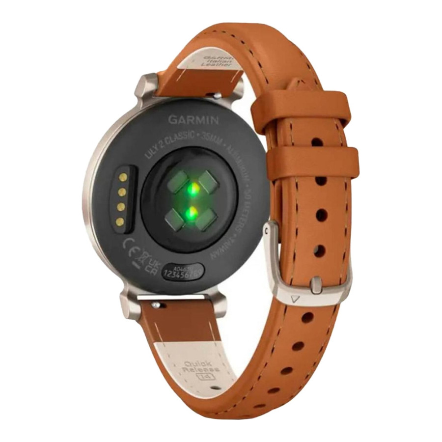 Garmin Lily 2 Classic Cream Gold with Tan Leather Band (010-02839-02/60)
