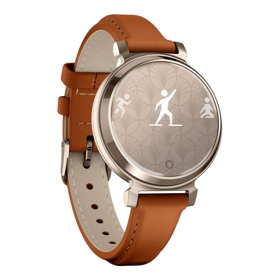 Garmin Lily 2 Classic Cream Gold with Tan Leather Band (010-02839-02/60)