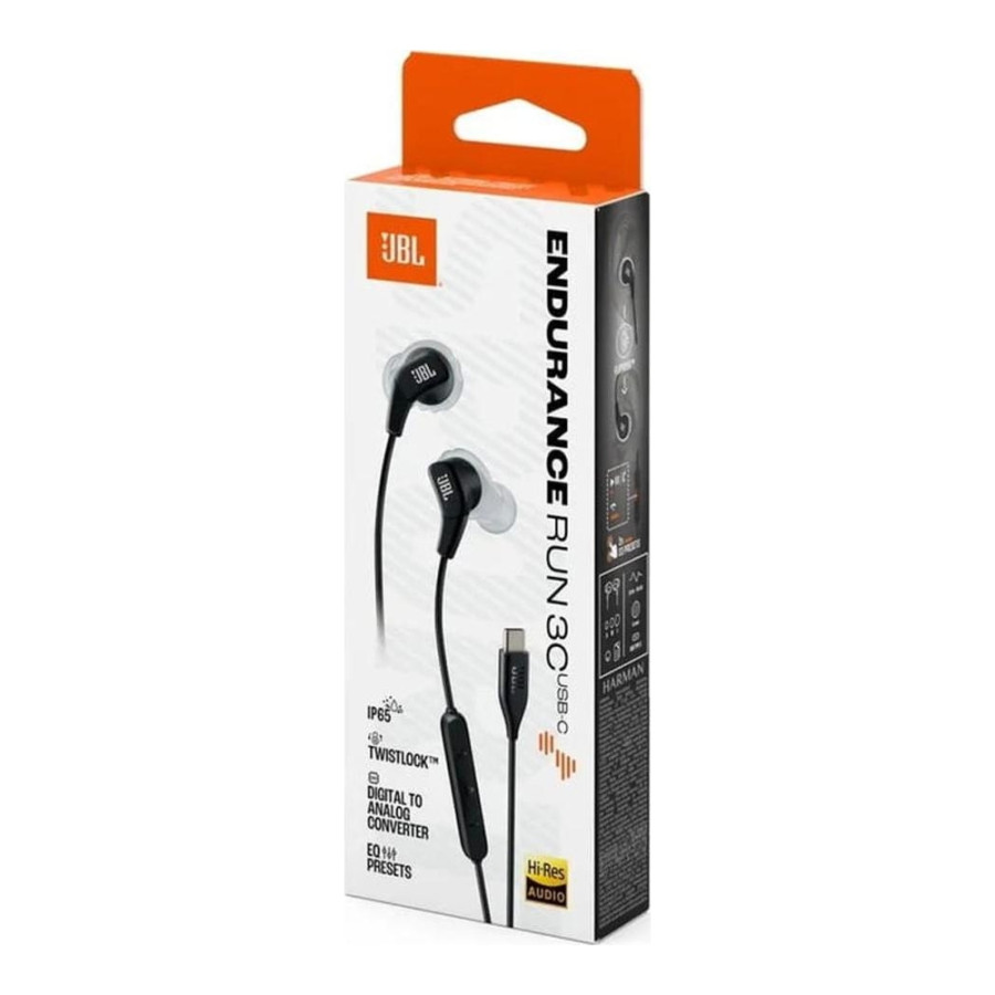 JBL Endurance Run 3 3C USB-C Black (JBLENDURRUN3CBLKG)