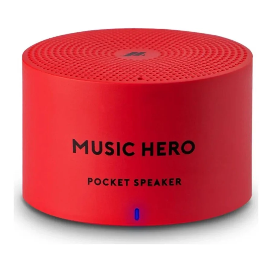 SBS Music Hero Wireless Speaker Red (MHSPEAKMONBTR)