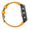 Garmin Fenix 8 47mm AMOLED Sapphire Titanium w. Spark Orange/Graphite Silicone Band (010-02904-10/11/19)