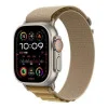 Apple Watch Ultra 2 GPS + Cellular 49mm Natural Titan. Case w. Tan Alpine Loop - Large (MX4H3)