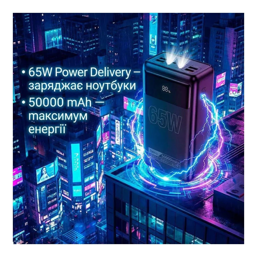 Hoco DB81A Apollo 50000mAh 65W Black