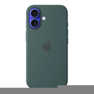 Apple iPhone 16 Silicone Case with MagSafe - Lake Green (MYY83) (EU)