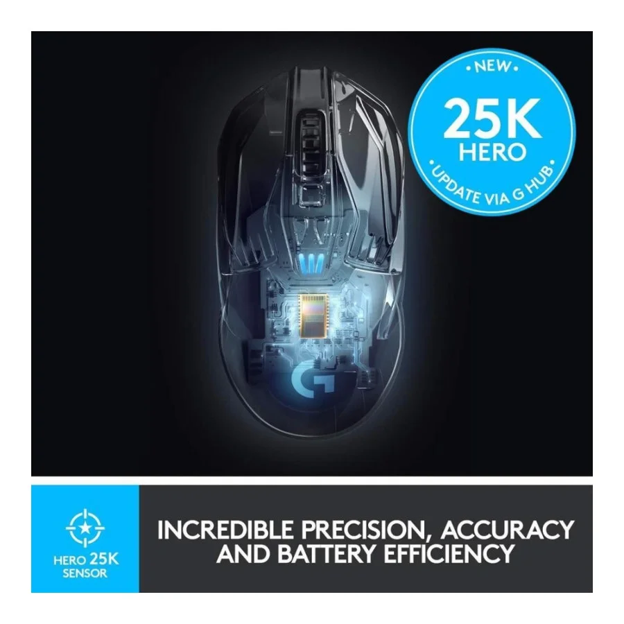 Logitech G903 Lightspeed Wireless Black (910-005084, 910-005674)