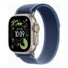 Apple Watch Ultra 3 GPS + Cellular 49mm Natural Tit. Case w. Blue/Bright Blue Trail Loop - S/M (MEWR4)