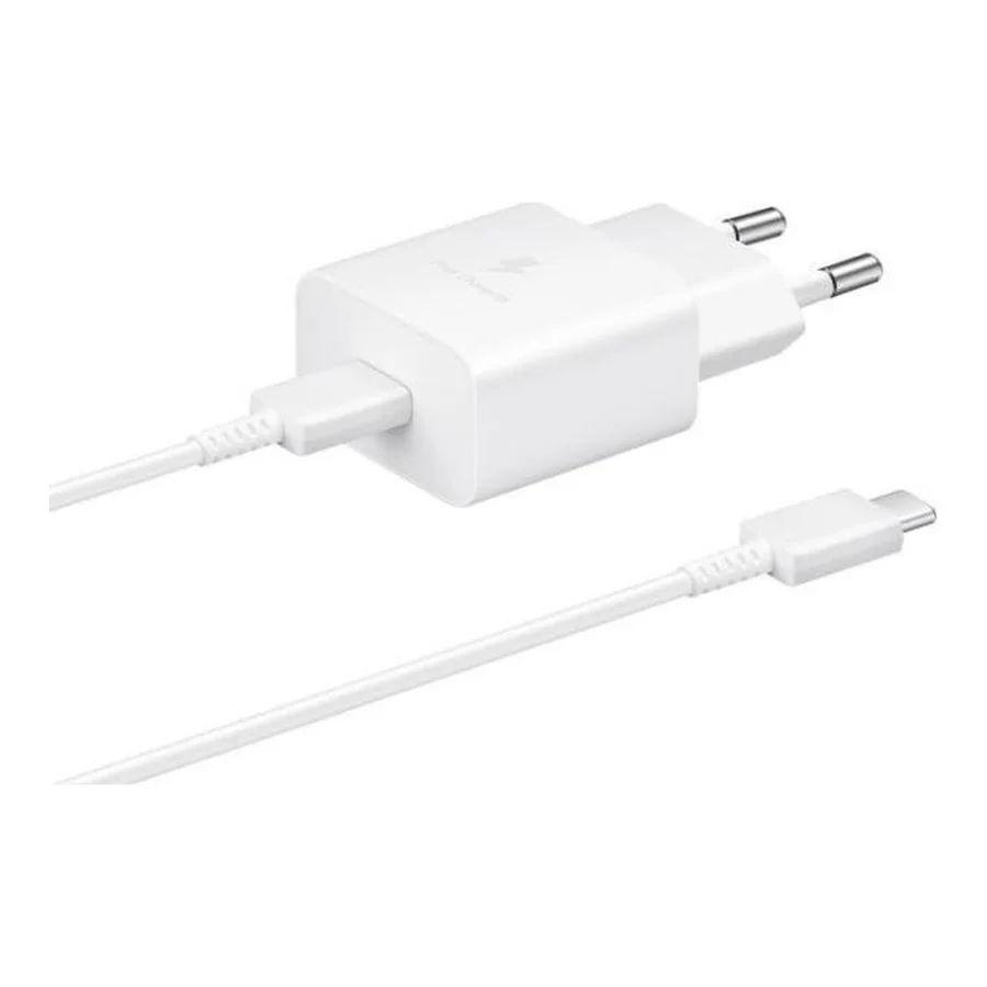 Samsung 15W PD Power Adapter (with Type-C cable) White (EP-T1510XWE) (EU)