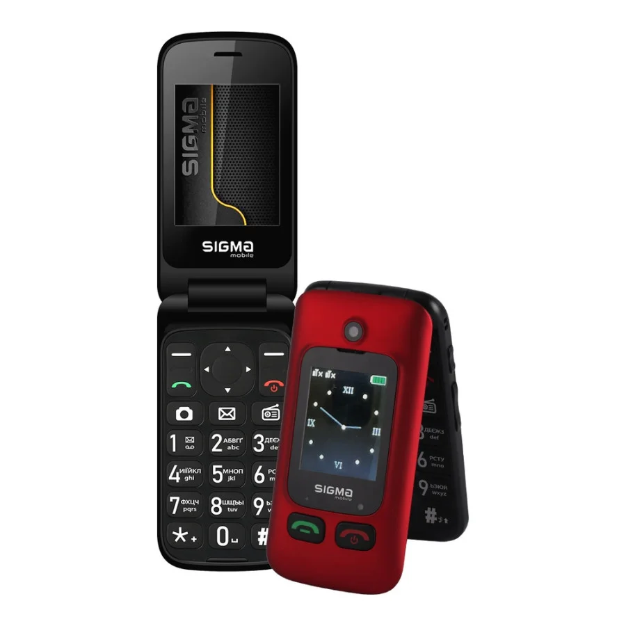 Sigma mobile Comfort 50 Shell Duo Type-C Black-Red (UA)