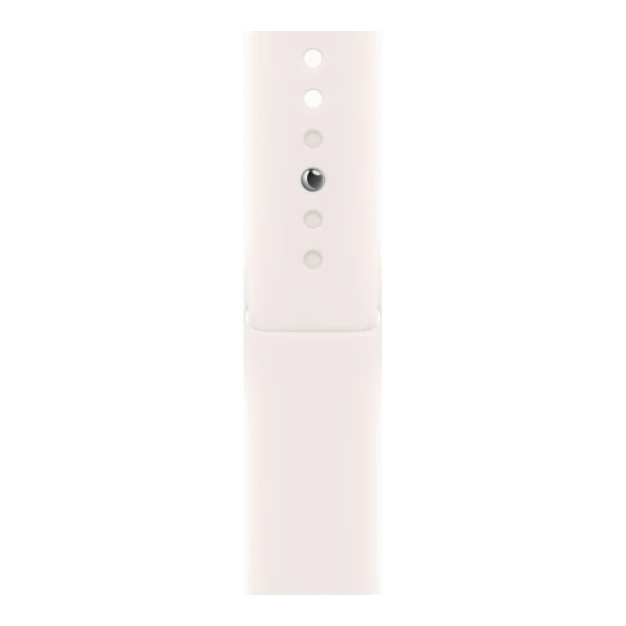 Apple Watch Series 10 GPS + Cellular 42mm Rose Gold Alu. Case w. Light Blush Sport Band - S/M (MWX93)