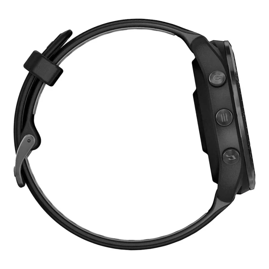 Garmin Forerunner 965 Carbon Gray Titanium Bezel w. Blk Case and Blk/Powder Gray S. Band (010-02809-00/10/8