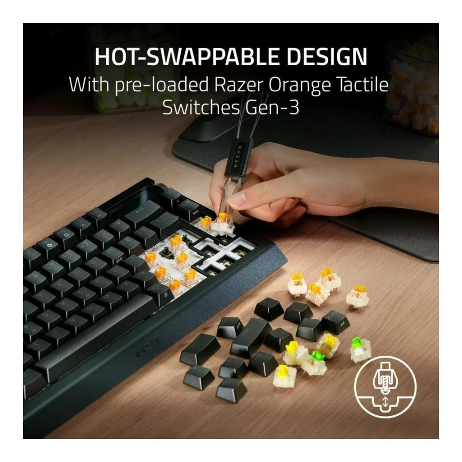 Razer BlackWidow V4 Pro 75% ANSI Black (RZ03-05130100-R3M1)