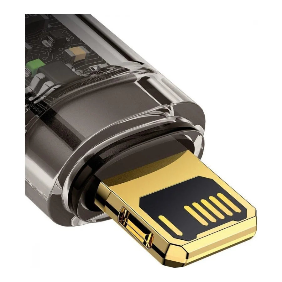 Baseus Explorer Series Intelligent Power-Off Lightning Cable 1m Black (CATS000401)