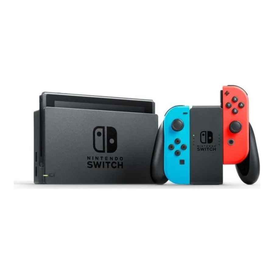Nintendo Joy-Con Neon Red/Neon Blue Pair (45496430566)
