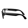 Ray-Ban Meta Wayfarer Gen2 Stand.Shiny Black Frame/Clear to Graphite Green Transit.Lens. RW4012 601/1M 50-22