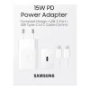 Samsung 15W PD Power Adapter (with Type-C cable) White (EP-T1510XWE) (EU)