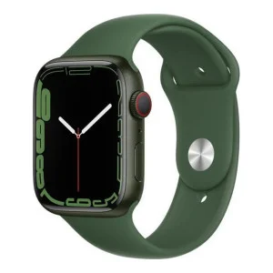 Apple Watch Series 7 GPS + Cellular 45mm Green Aluminum Case with Clover Sport Band (MKJ93) (US)