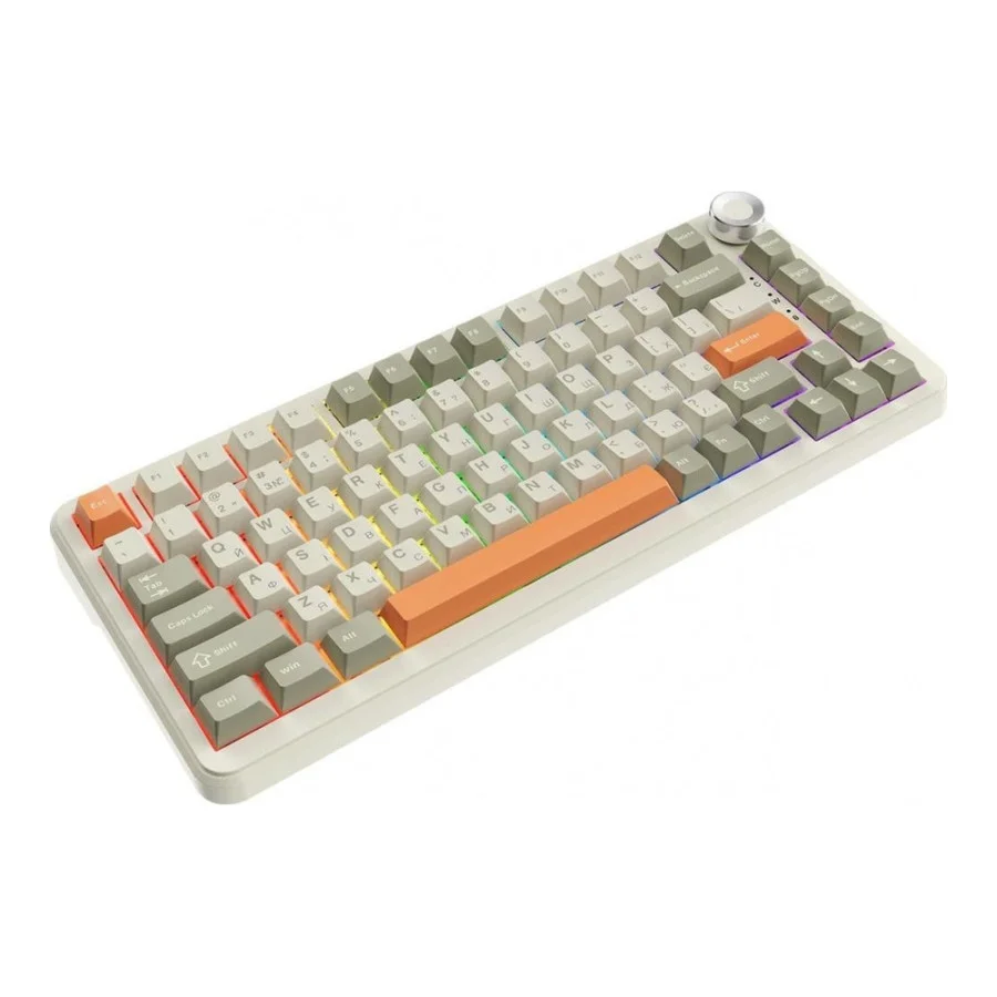 Ajazz AK820 Max Plus Black Grey Yellow (AK820MAX-DD-BGY)