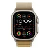 Apple Watch Ultra 2 GPS + Cellular 49mm Natural Titan. Case w. Tan Alpine Loop - Large (MX4H3)