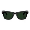Ray-Ban Meta Wayfarer Gen2 Stand.Shiny Black Frame/Clear to Graphite Green Transit.Lens. RW4012 601/1M 50-22