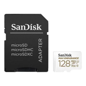 SanDisk 128 GB microSDXC Max Endurance UHS-I U3 V30 + SD adapter SDSQQVR-128G-GN6IA