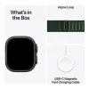 Apple Watch Ultra 2 GPS + Cellular 49mm Black Titan. Case w. Dark Green Alpine Loop - Small (MX4Q3)
